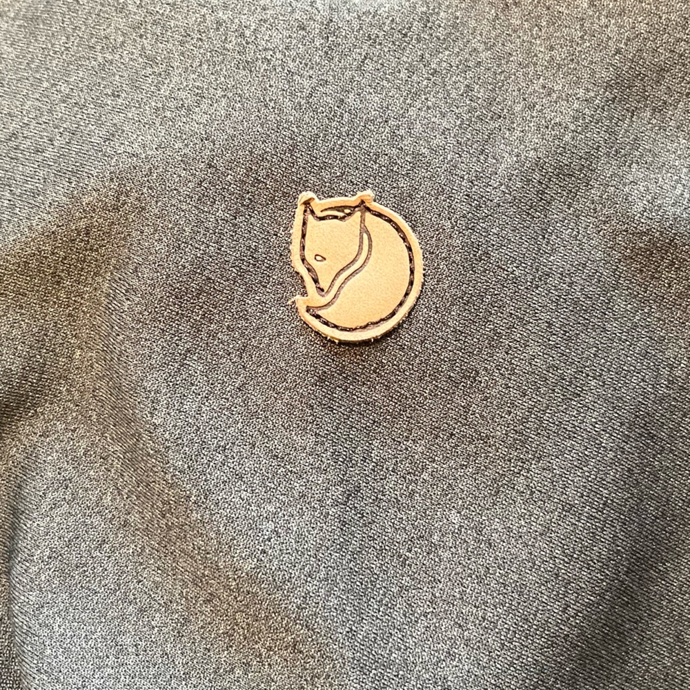 🦊 Fjällräven • Abisko Trail Fleece Hoodie • Olive Green Trekking Jacket • Size M - Picture 5 of 7